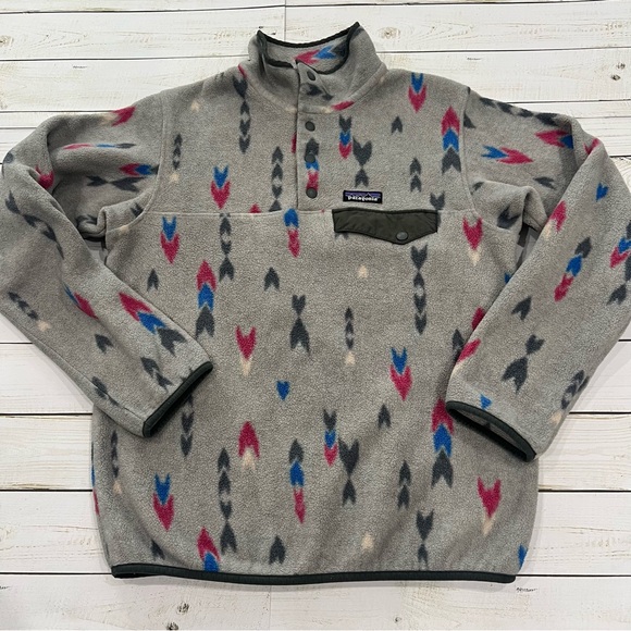 Patagonia Women’s Snap-t Synchilla Fleece Sweater Sz S - Picture 1 of 8